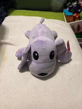 Target Valentine's Day Purple Dog Weighted Plush Animal 1.37 lbs